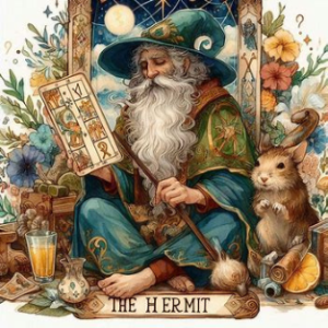 Virgo Tarot Card - The Hermit